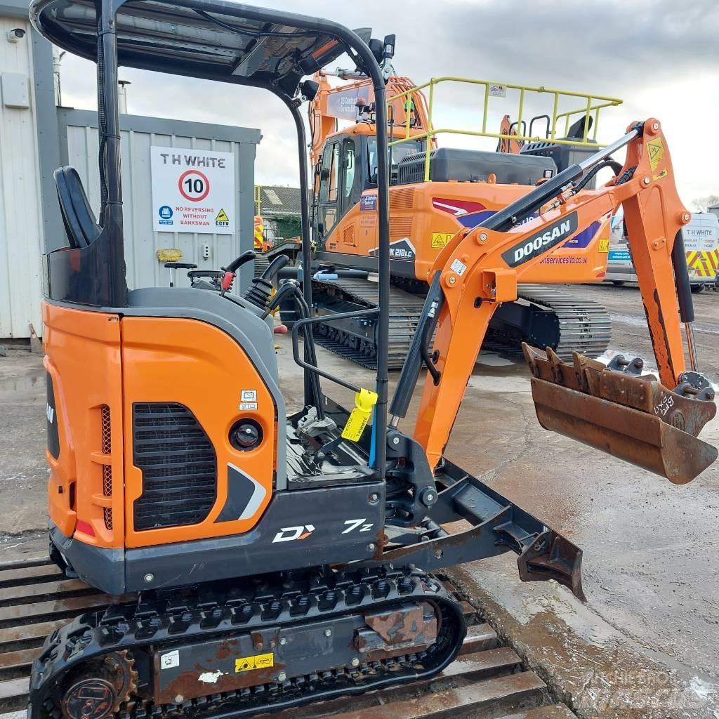 Doosan DX 17 حفارات بعجل