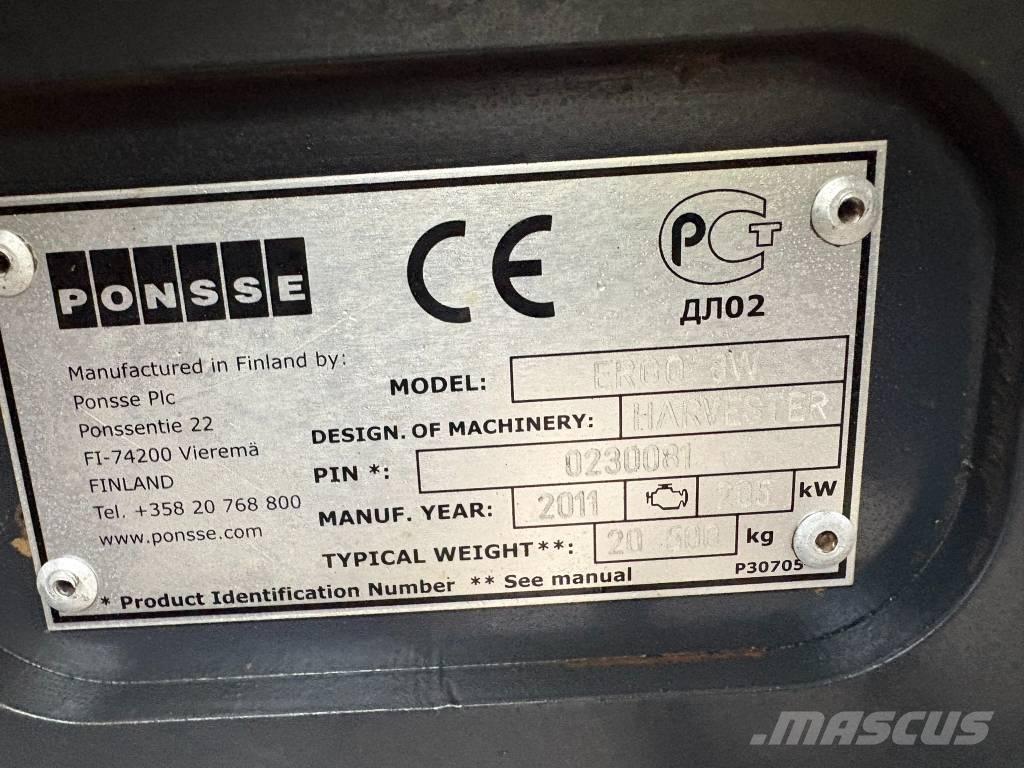 Ponsse Ergo 8W حصادات