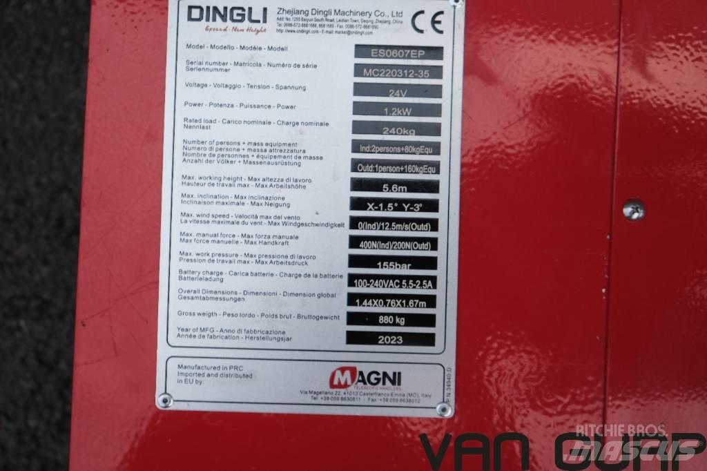 Magni ES0607DC  (5.60m) رافعات مقصية الشكل