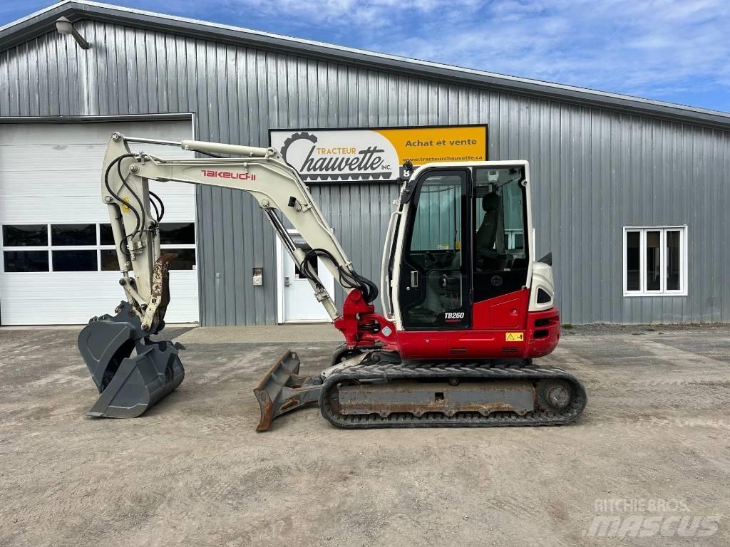 Takeuchi TB 260 حفارات صغيرة أقل من 7 طن (حفارات صغيرة)