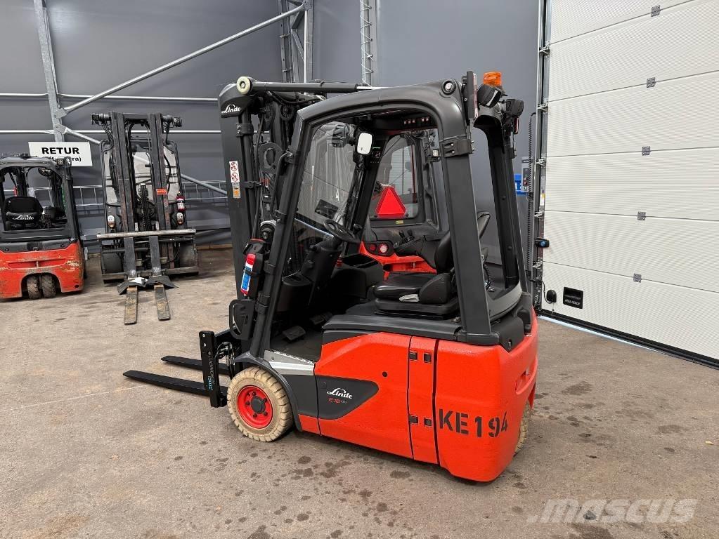 Linde E 16 C-02 شاحنات ذات رافعات شوكية تعمل بالكهرباء