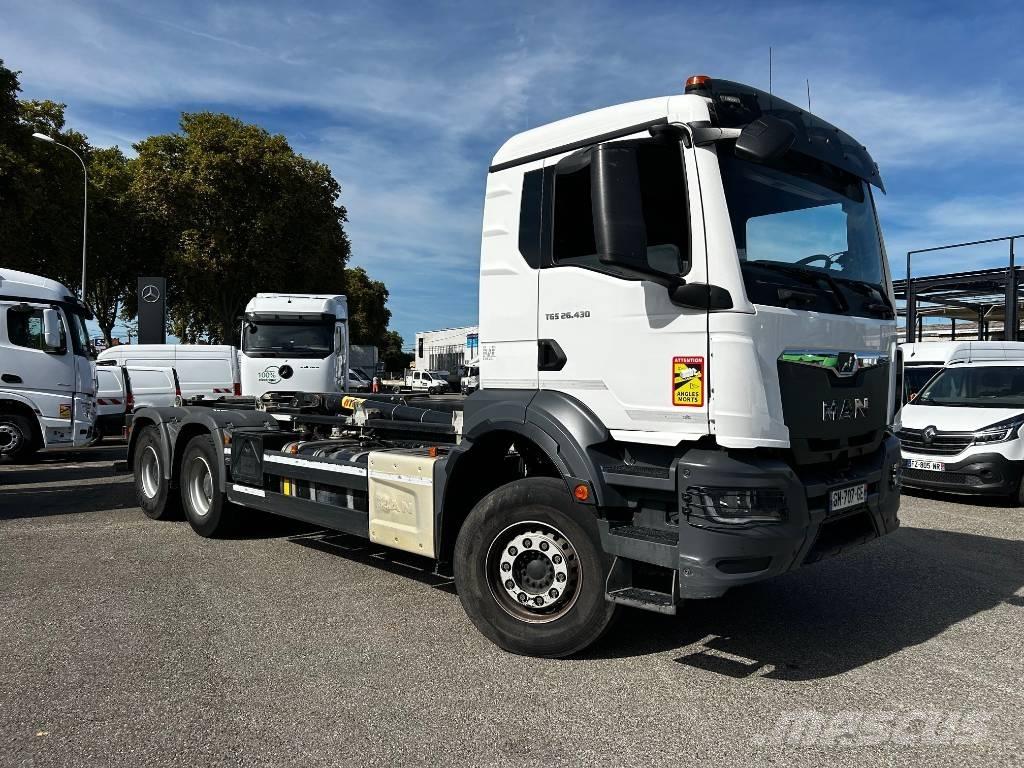 MAN TGS 26.430 شاحنات الرافعات الخطافية