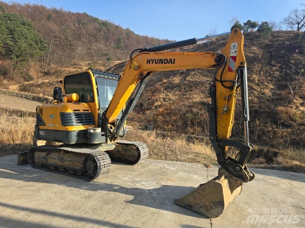Hyundai Robex 55 حفارات صغيرة أقل من 7 طن (حفارات صغيرة)