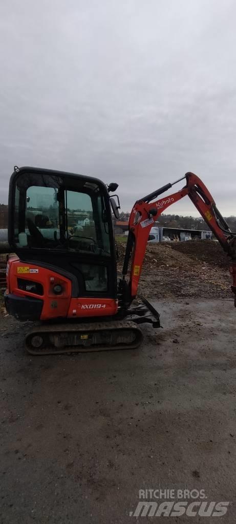 Kubota KX 019-4 حفارات صغيرة أقل من 7 طن (حفارات صغيرة)