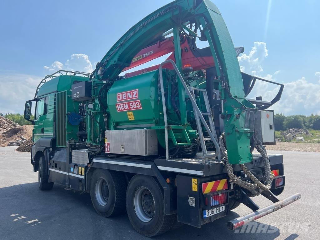 JENZ HEM 583 R MAN ماكينات تقطيع أخشاب الحراجة