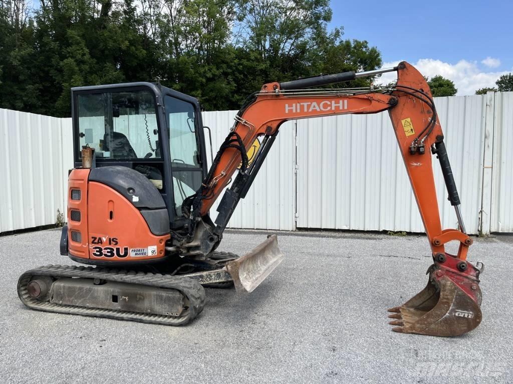 Hitachi ZX33U-5A CLR حفارات صغيرة أقل من 7 طن (حفارات صغيرة)