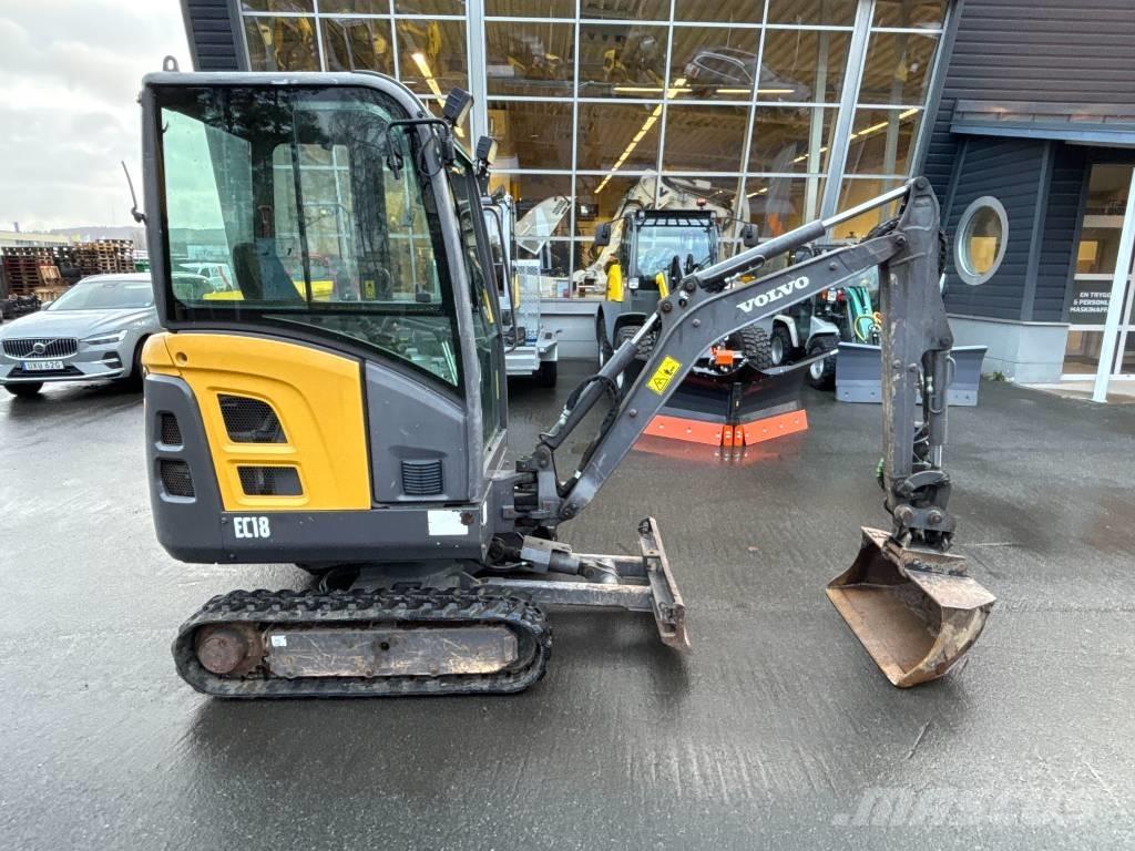 Volvo EC18 D حفارات صغيرة أقل من 7 طن (حفارات صغيرة)