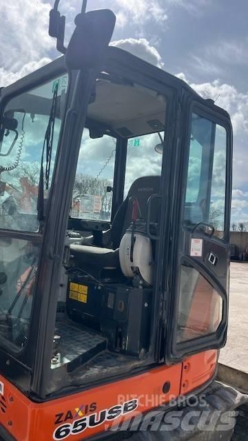 Hitachi ZX 65 US B-5 حفارات صغيرة أقل من 7 طن (حفارات صغيرة)