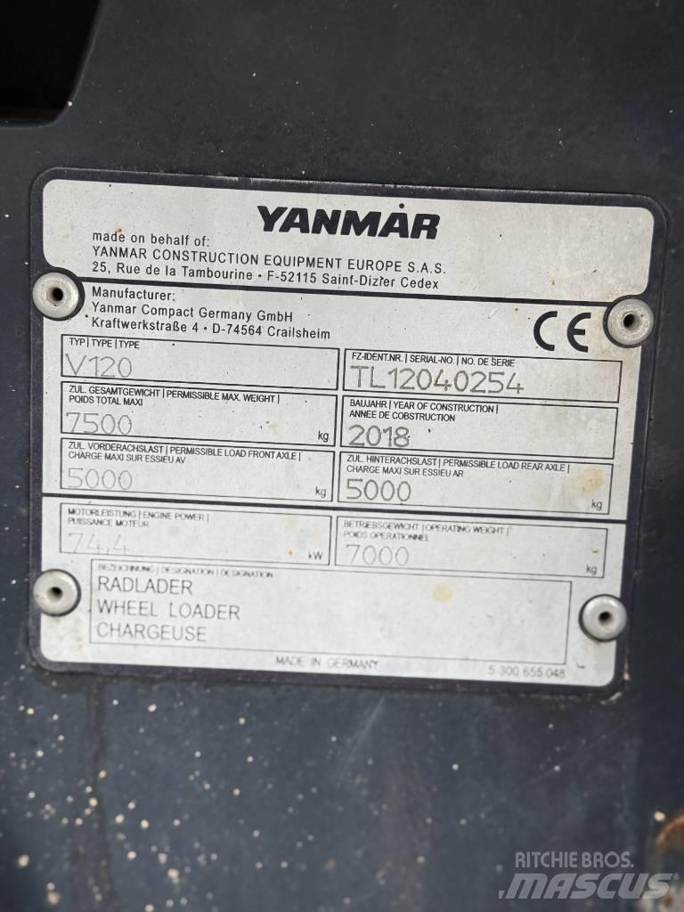 Yanmar V 120 لوادر بعجل