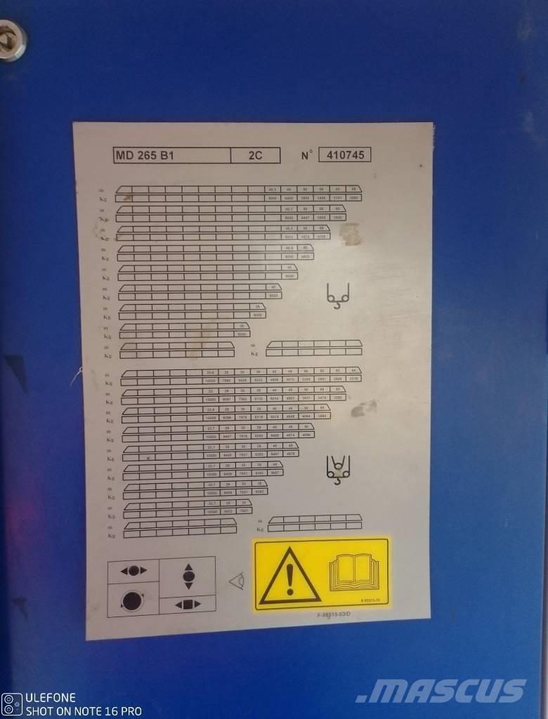 Potain MD265B1-J10 رافعات برجية