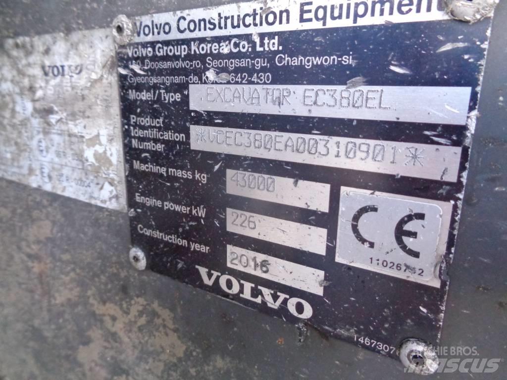 Volvo EC 380 EL حفارات زحافة