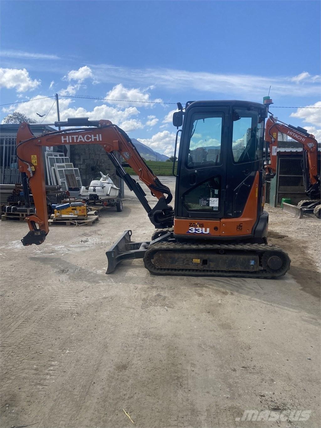 Hitachi Zaxis33U-6 حفارات صغيرة أقل من 7 طن (حفارات صغيرة)