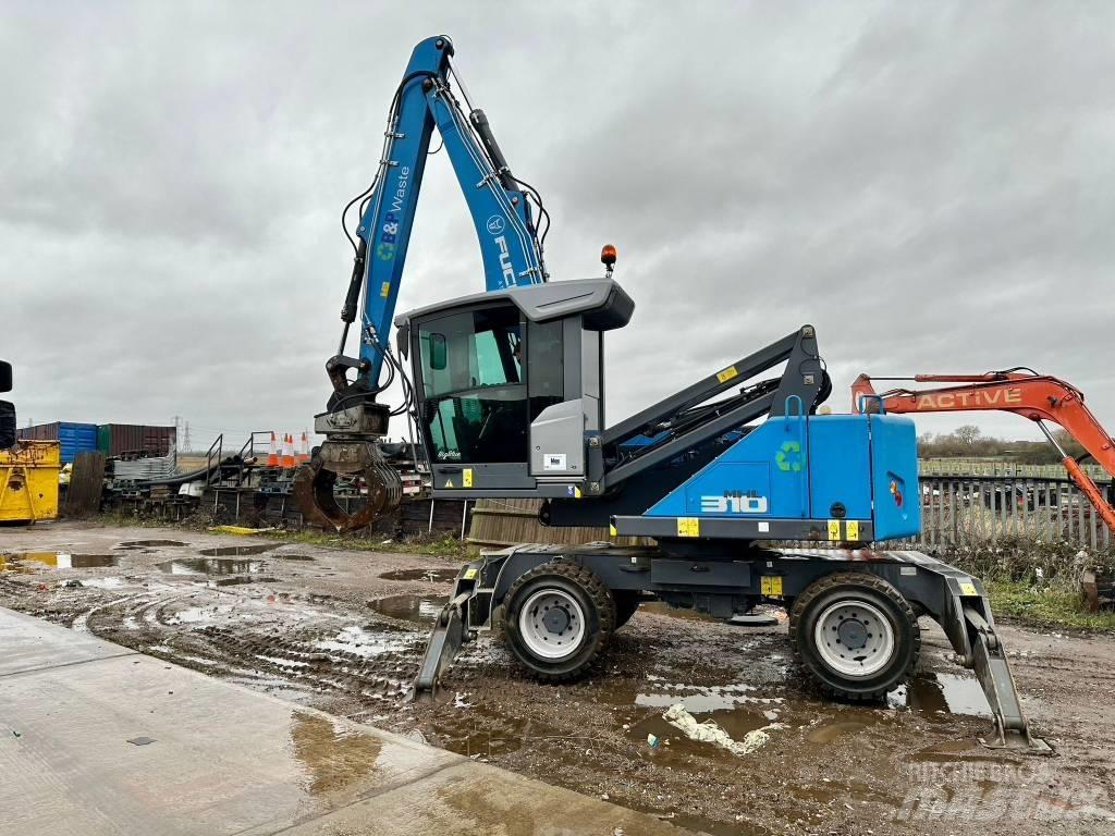 Terex Fuchs MHL 310 معدة فرز -> معدة فرز المخلفات