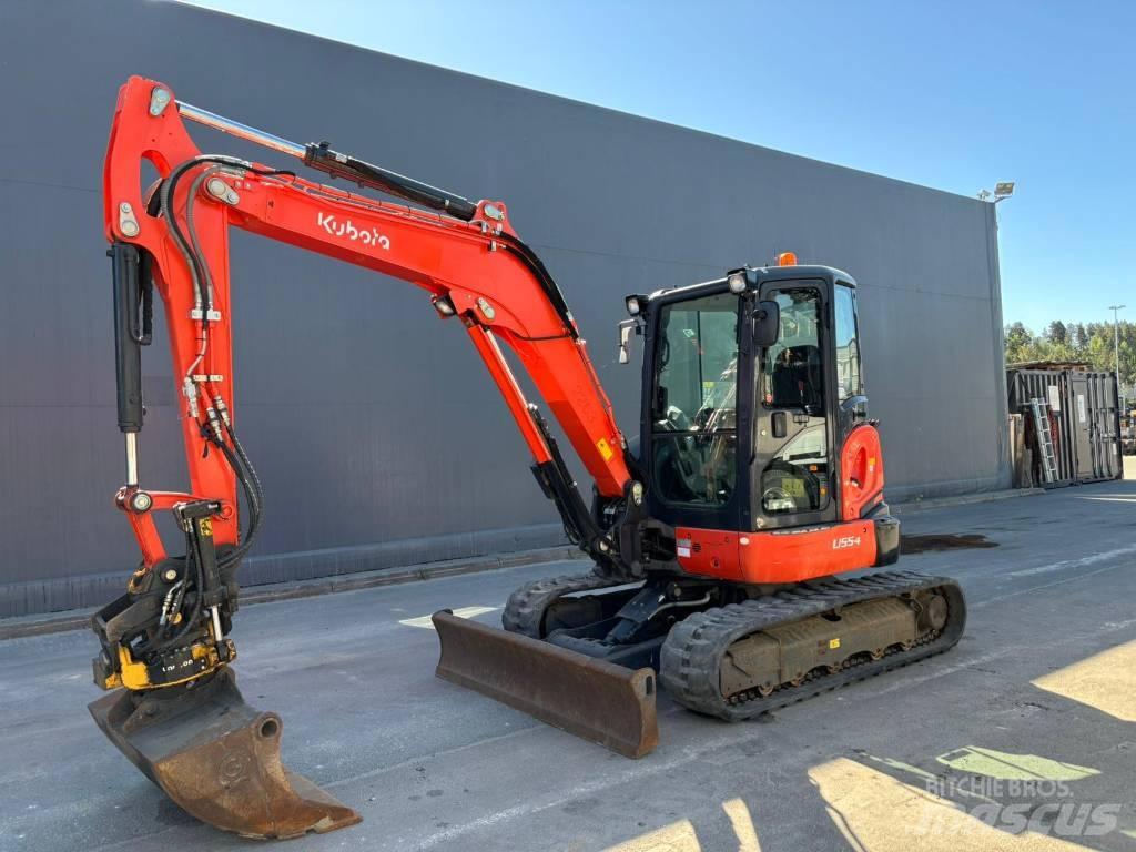 Kubota U 55-4 حفارات صغيرة أقل من 7 طن (حفارات صغيرة)