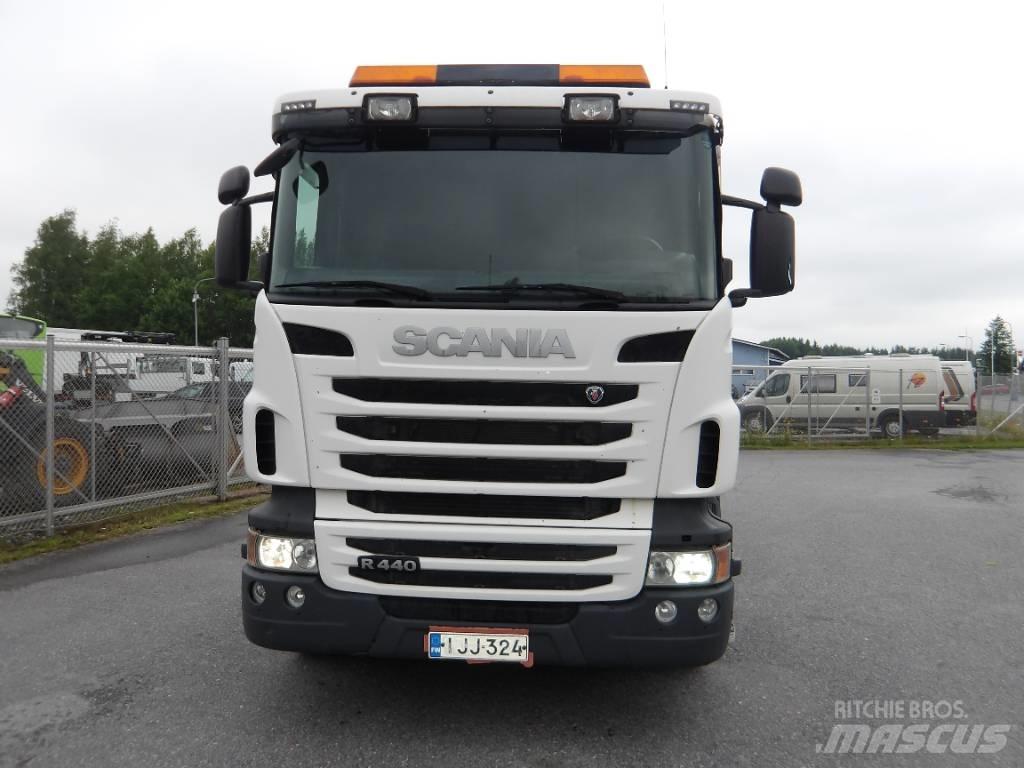 Scania R 440 6x4 شاحنات الرافعات الخطافية