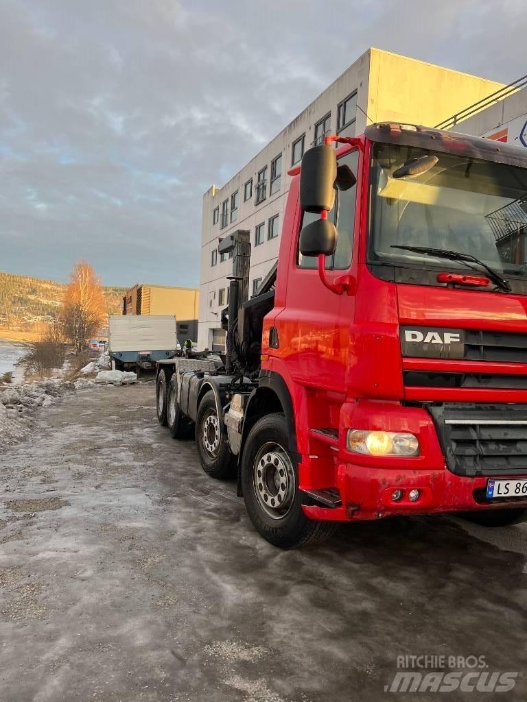 DAF cf85 شاحنات الرافعات الخطافية