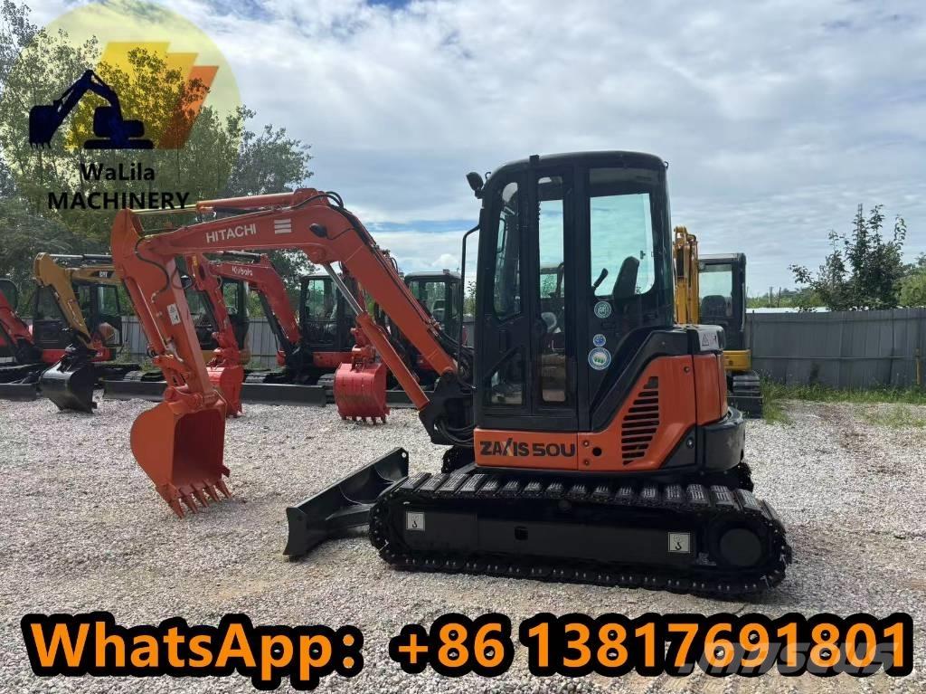 Hitachi ZX 50 U-3 حفارات صغيرة أقل من 7 طن (حفارات صغيرة)