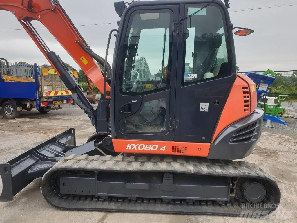 Kubota KX 080-4 حفارات وسط 7 طن - 12 طن