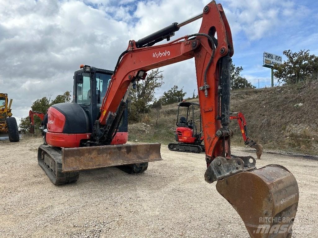 Kubota KX 055-4 حفارات صغيرة أقل من 7 طن (حفارات صغيرة)