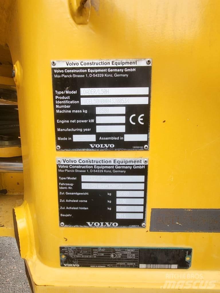 Volvo L 50 H لوادر بعجل