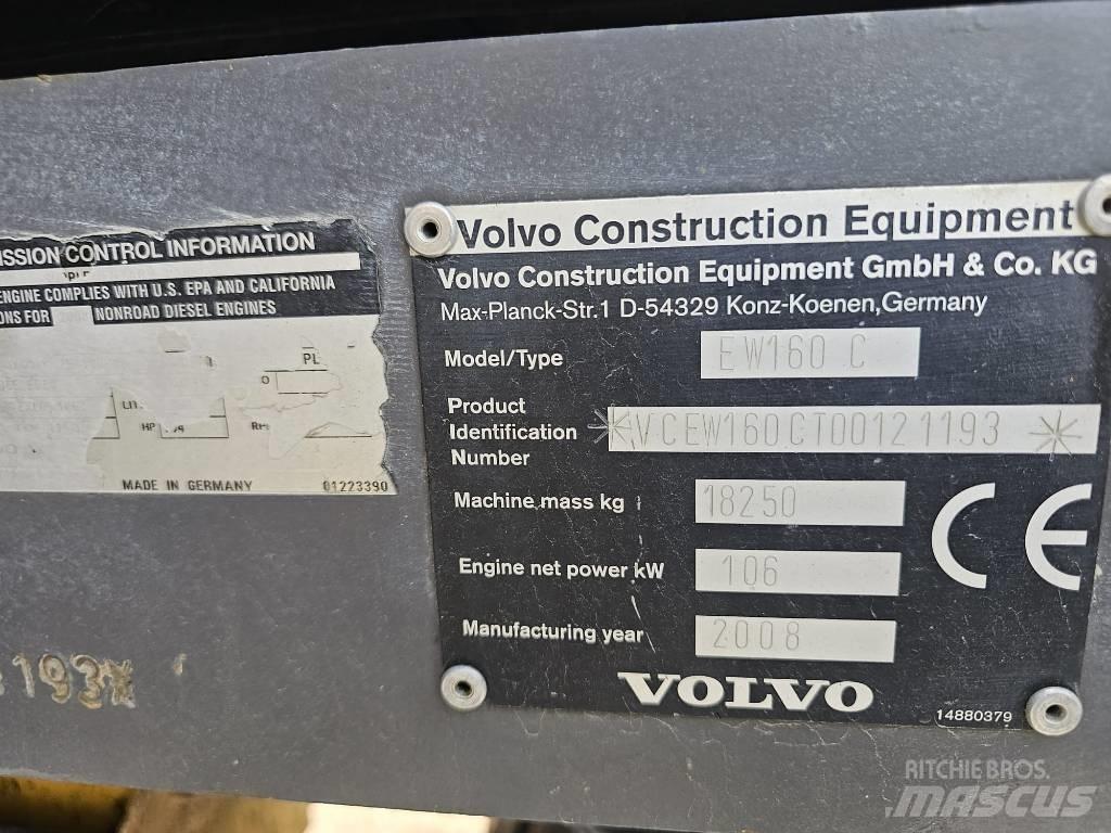 Volvo EW 160 C حفارات بعجل