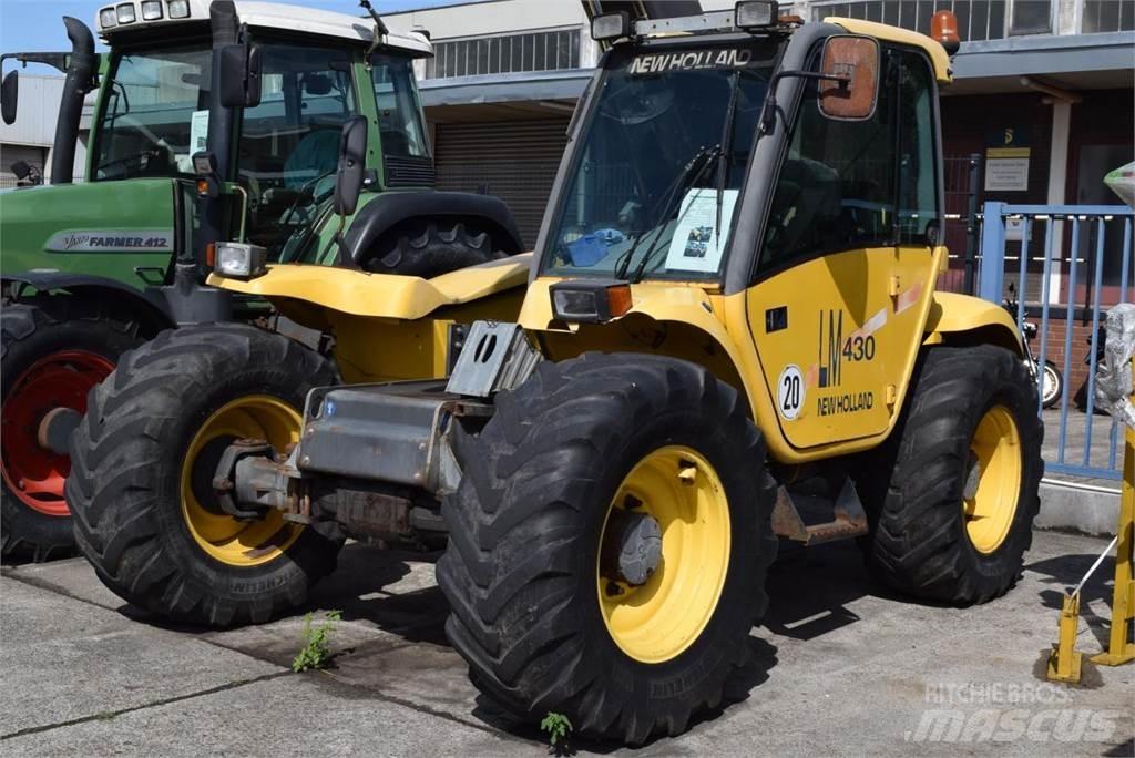 New Holland LM 430 رافعات سلة تلسكوبية