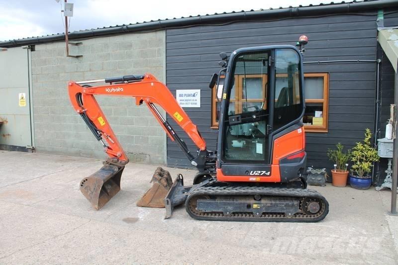 Kubota U 27-4 حفارات صغيرة أقل من 7 طن (حفارات صغيرة)