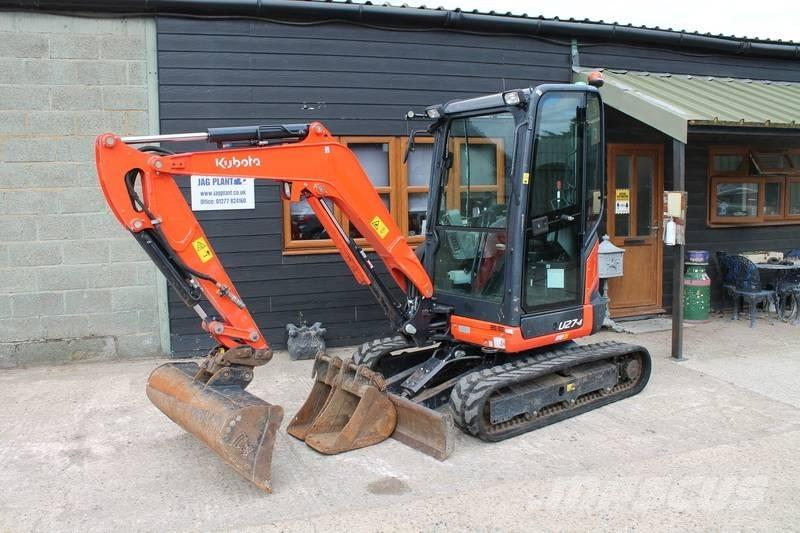 Kubota U 27-4 حفارات صغيرة أقل من 7 طن (حفارات صغيرة)
