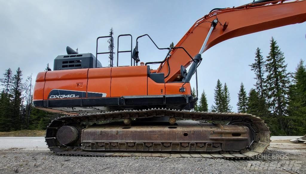 Doosan DX 340 LC حفارات زحافة