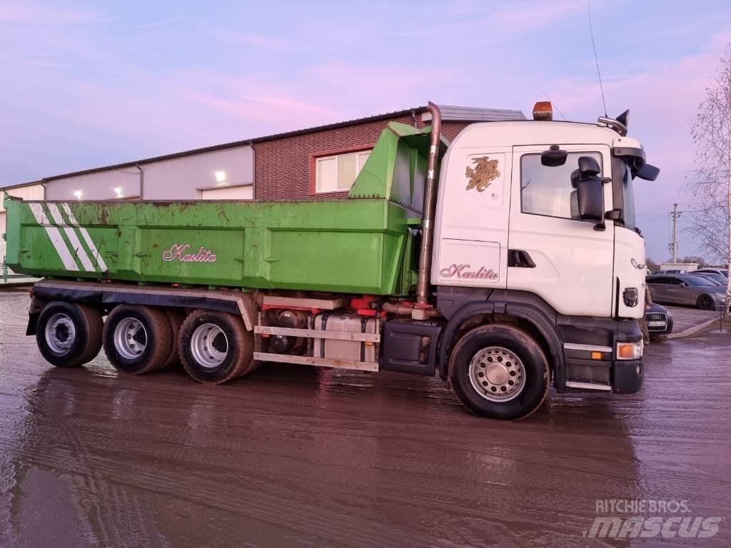 Scania R 480 8X4 شاحنات لوادر
