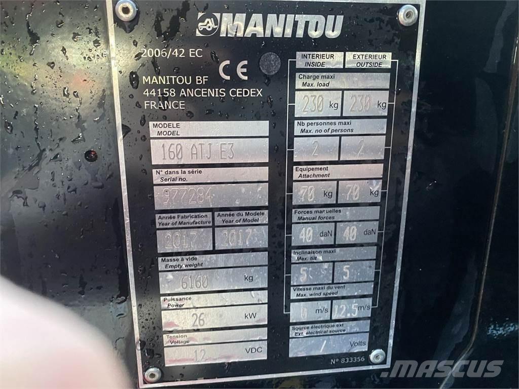 Manitou 160ATJ RC رافعات سلة مفصلية