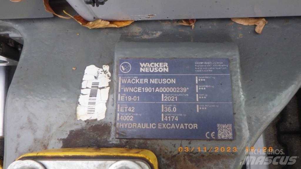 Wacker Neuson ET42 حفارات زحافة