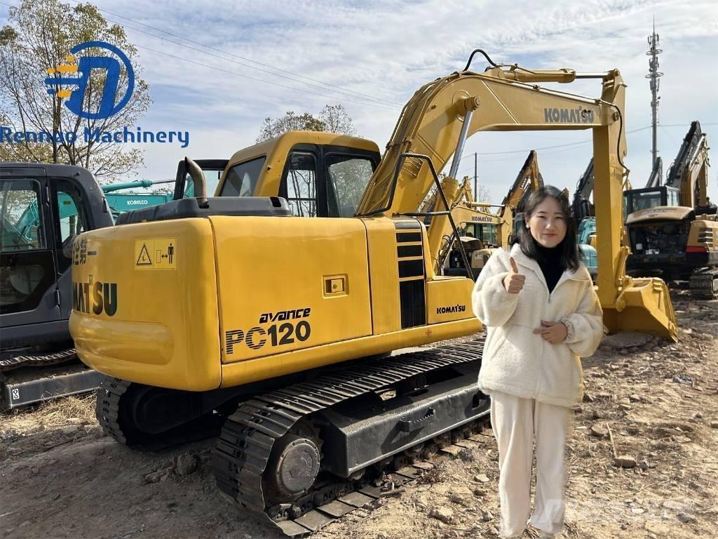 Komatsu PC 120 حفارات زحافة