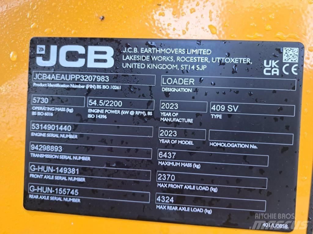 JCB 409 SV NE لوادر بعجل