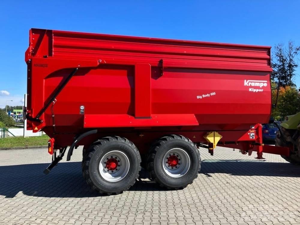 Krampe Big Body 600 مقطورات قلابة