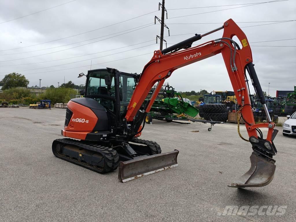 Kubota KX 060-5 حفارات صغيرة أقل من 7 طن (حفارات صغيرة)