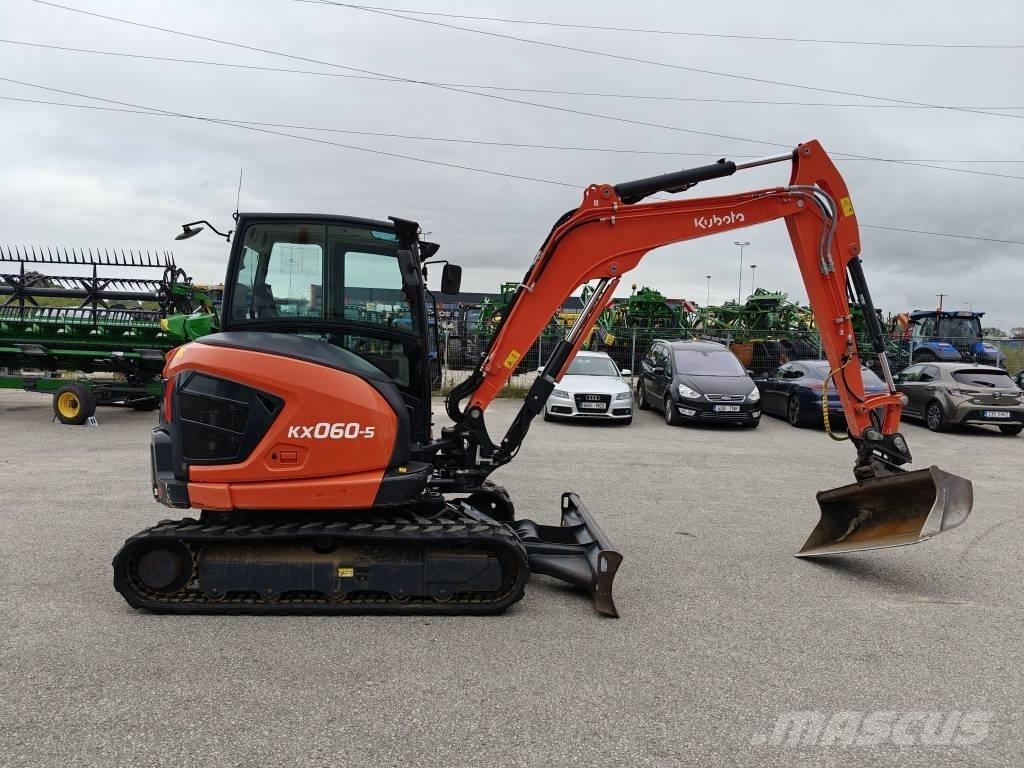 Kubota KX 060-5 حفارات صغيرة أقل من 7 طن (حفارات صغيرة)