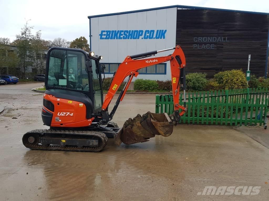 Kubota U27-4 حفارات صغيرة أقل من 7 طن (حفارات صغيرة)
