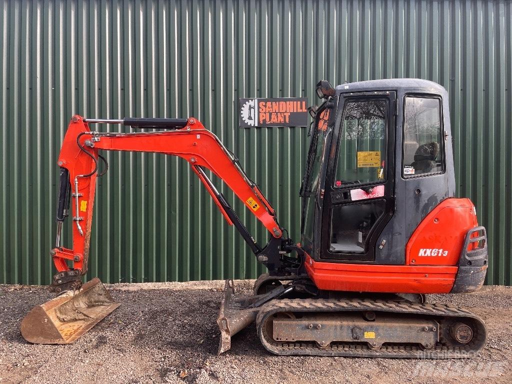 Kubota KX 61-3 حفارات صغيرة أقل من 7 طن (حفارات صغيرة)