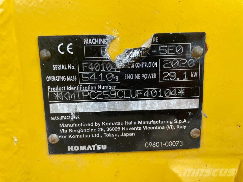 Komatsu PC 55 MR-5E0 حفارات صغيرة أقل من 7 طن (حفارات صغيرة)