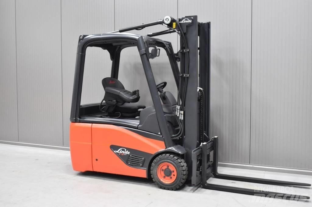 Linde E 16 - 02 شاحنات ذات رافعات شوكية تعمل بالكهرباء