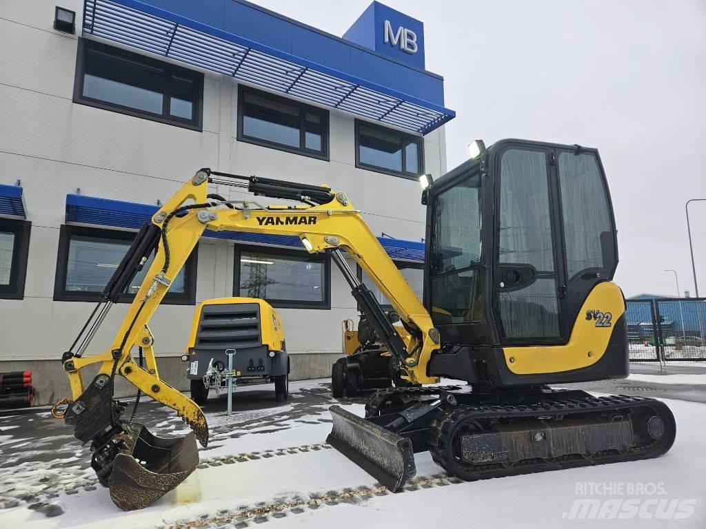 Yanmar SV22 حفارات صغيرة أقل من 7 طن (حفارات صغيرة)