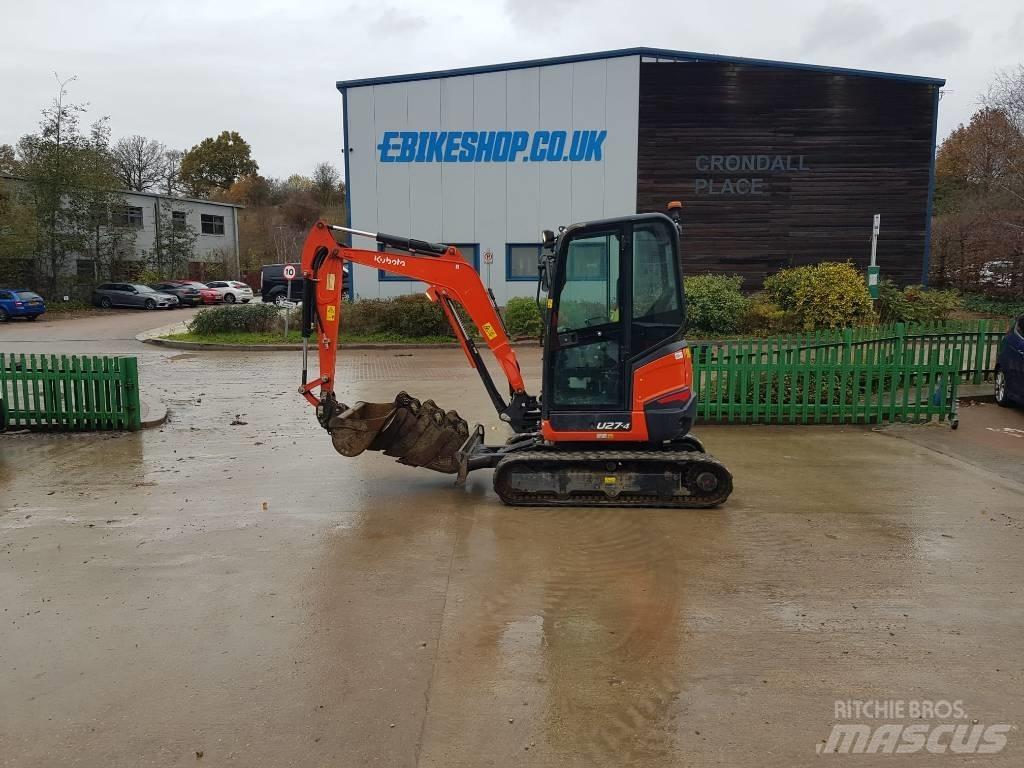 Kubota U27-4 حفارات صغيرة أقل من 7 طن (حفارات صغيرة)