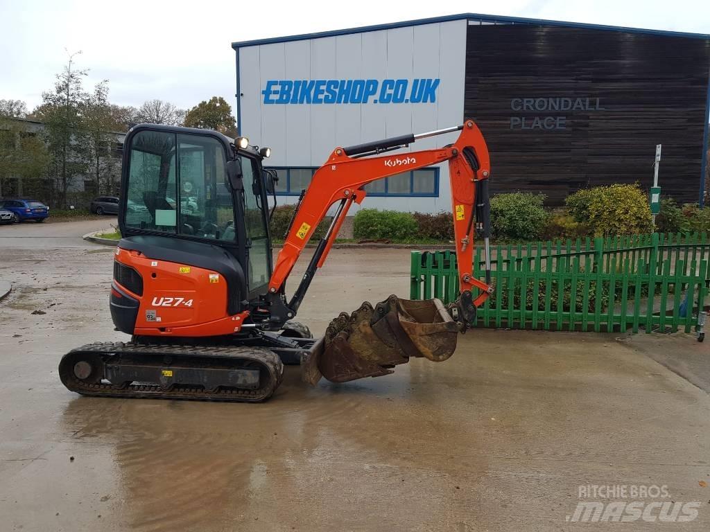 Kubota U27-4 حفارات صغيرة أقل من 7 طن (حفارات صغيرة)