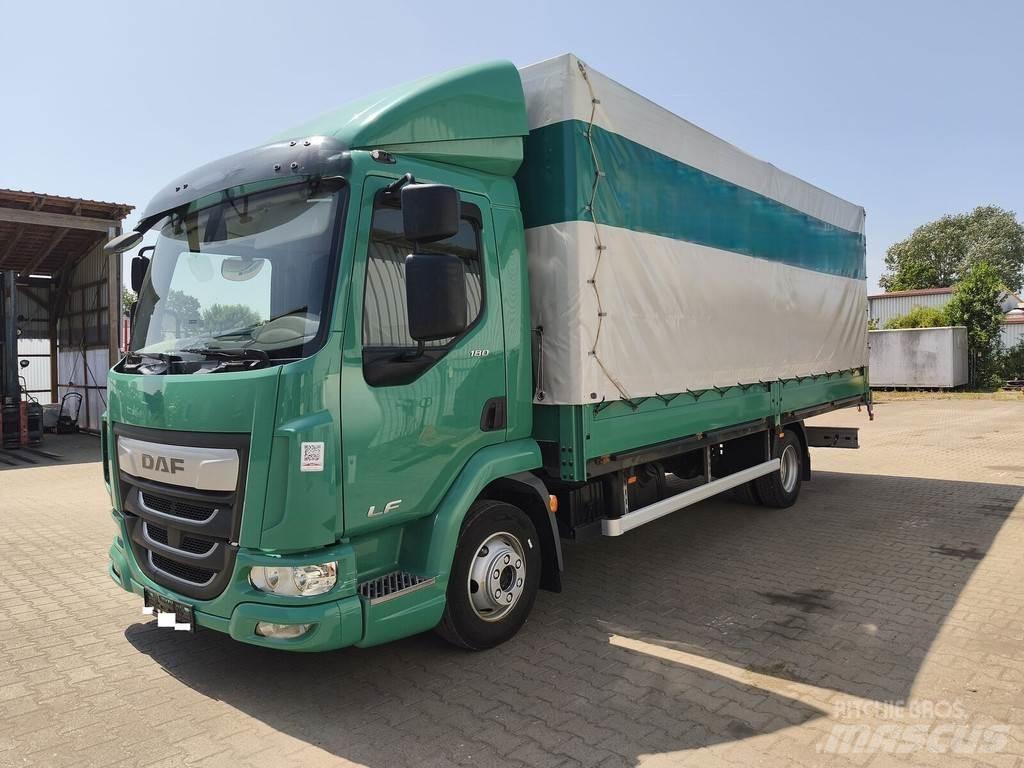 DAF LF 180 FA شاحنات بغطاء جانبي