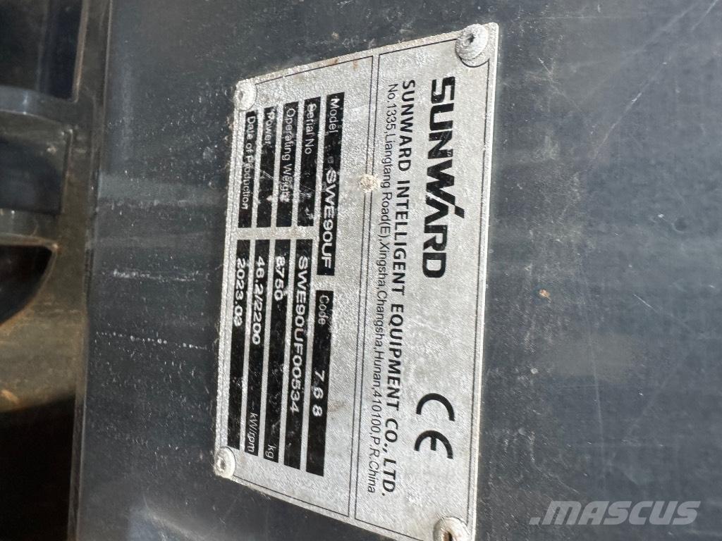 Sunward SWE90UF حفارات وسط 7 طن - 12 طن