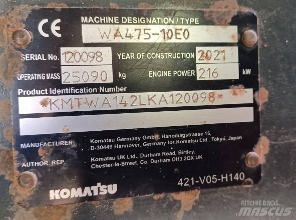 Komatsu WA 475-10E0 لوادر بعجل