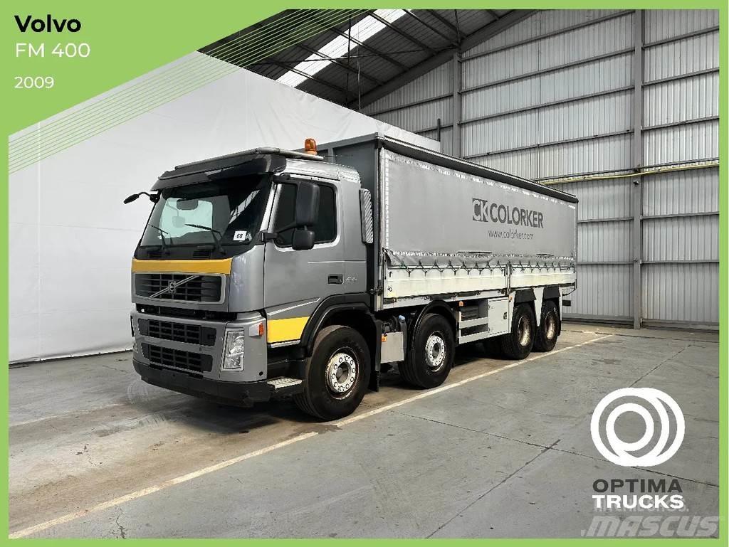 Volvo FM 400 AIRCO شاحنات بغطاء جانبي