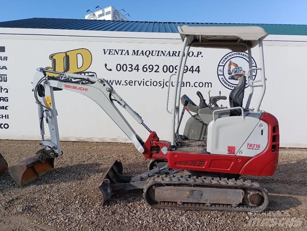 Takeuchi TB 216 حفارات صغيرة أقل من 7 طن (حفارات صغيرة)