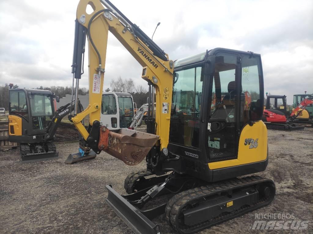 Yanmar SV 26 2017r حفارات صغيرة أقل من 7 طن (حفارات صغيرة)